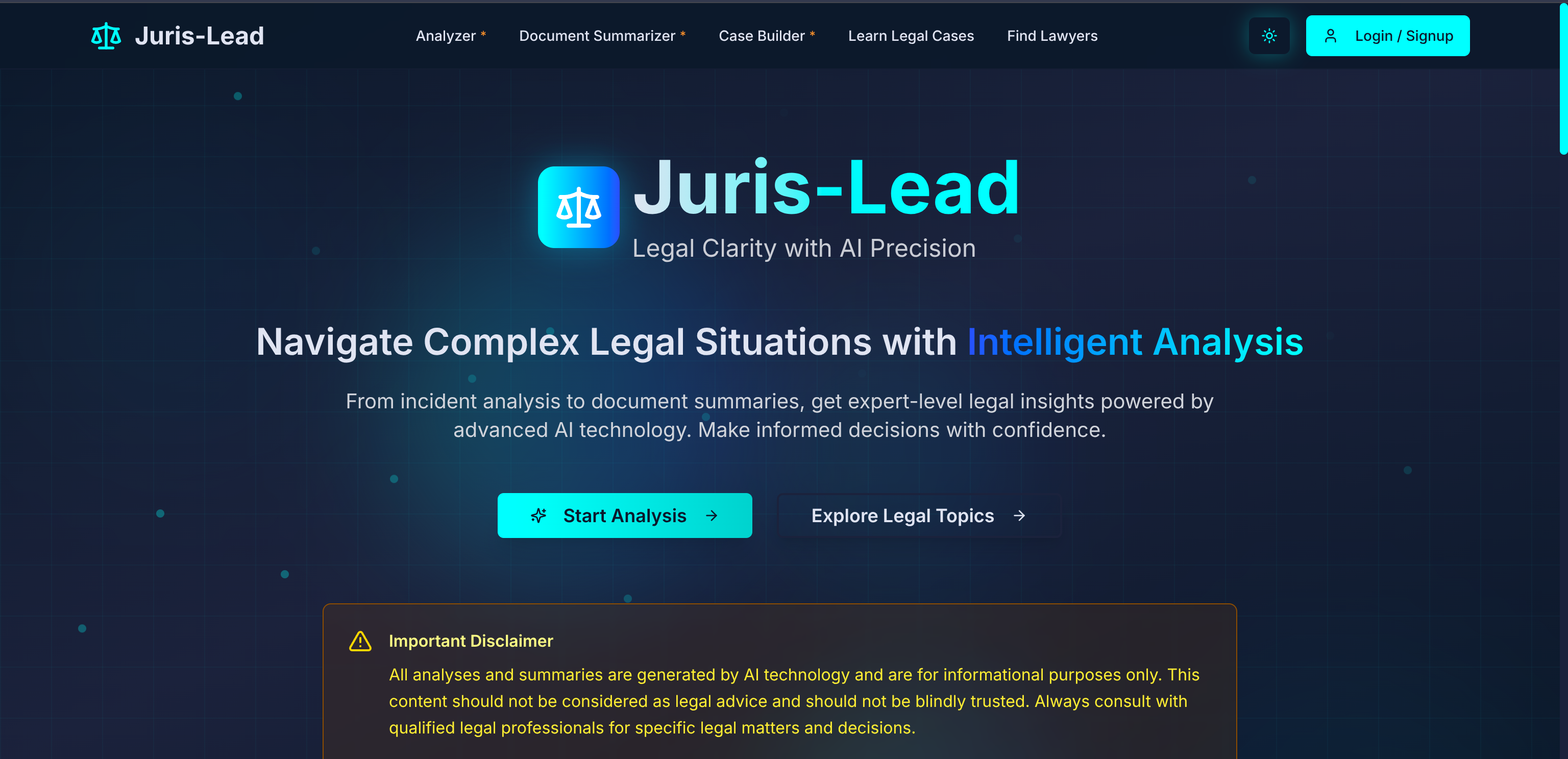 Juris-Lead screenshot